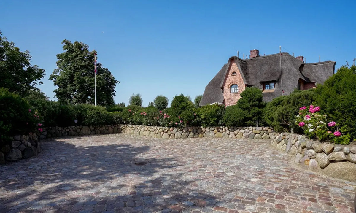 Reetdach-Ferienhaus mit Sauna in Morsum – Sylt