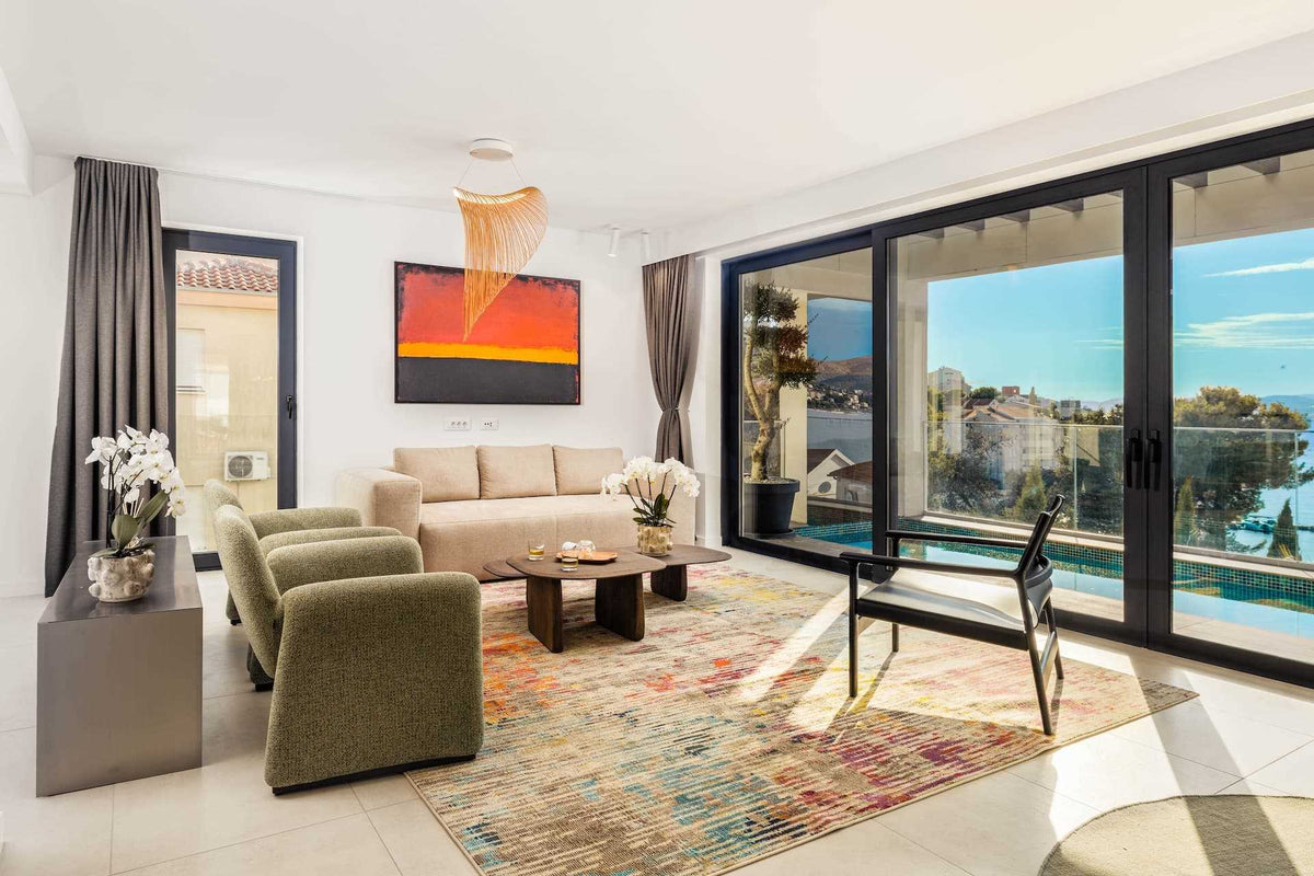 Villa Aquarama bei Trogir – 2 Pools & Meerblick, Kroatien