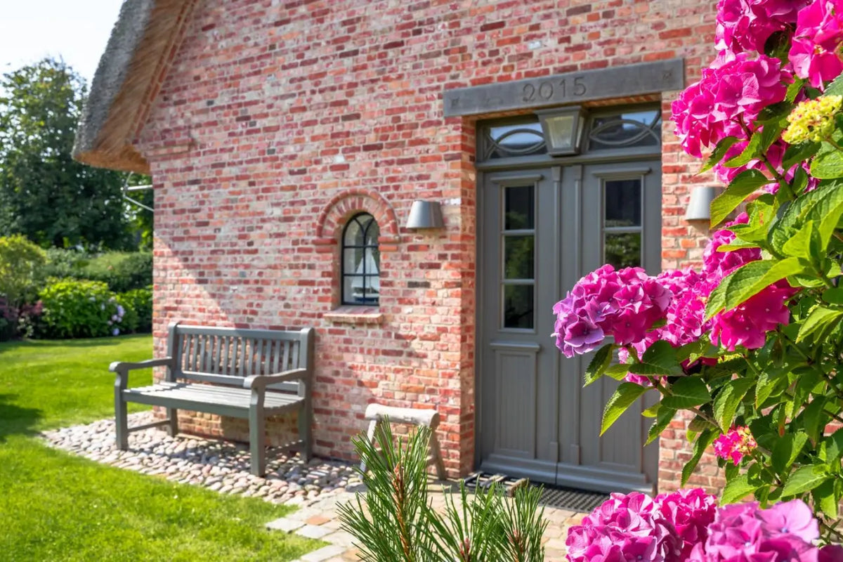 Reetdach-Ferienhaus mit Sauna in Morsum – Sylt